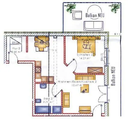 Apartment Caseti 5 Ferienwohnungen - Rothenburg u Bad Windsheim *